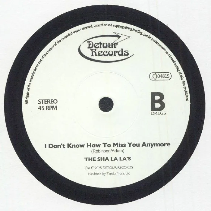 Back cover — The SHA LA LA'S — Kindness Is Kindness