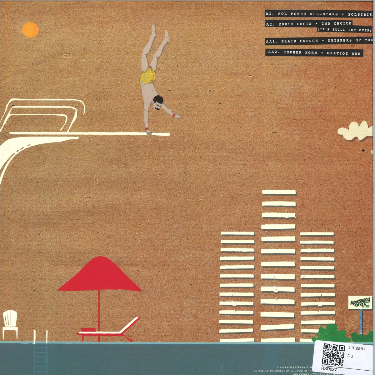 Back cover — Various — 10 Years Of Rocksteady Disco Vol 1