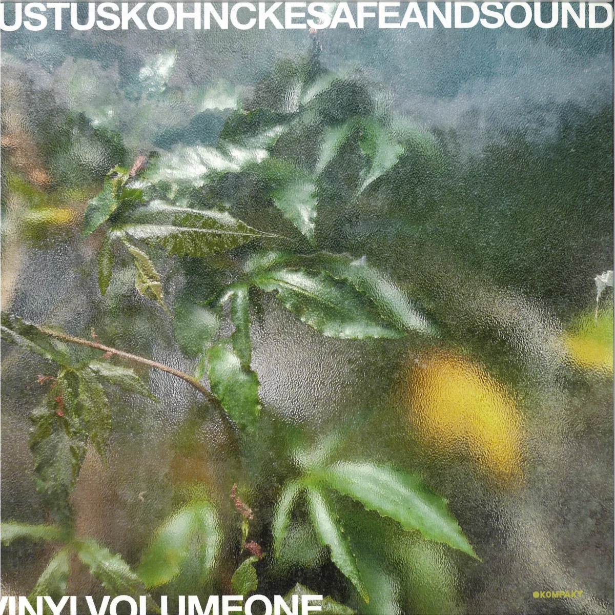 Front cover — Justus Köhncke — *1* Safe And Sound