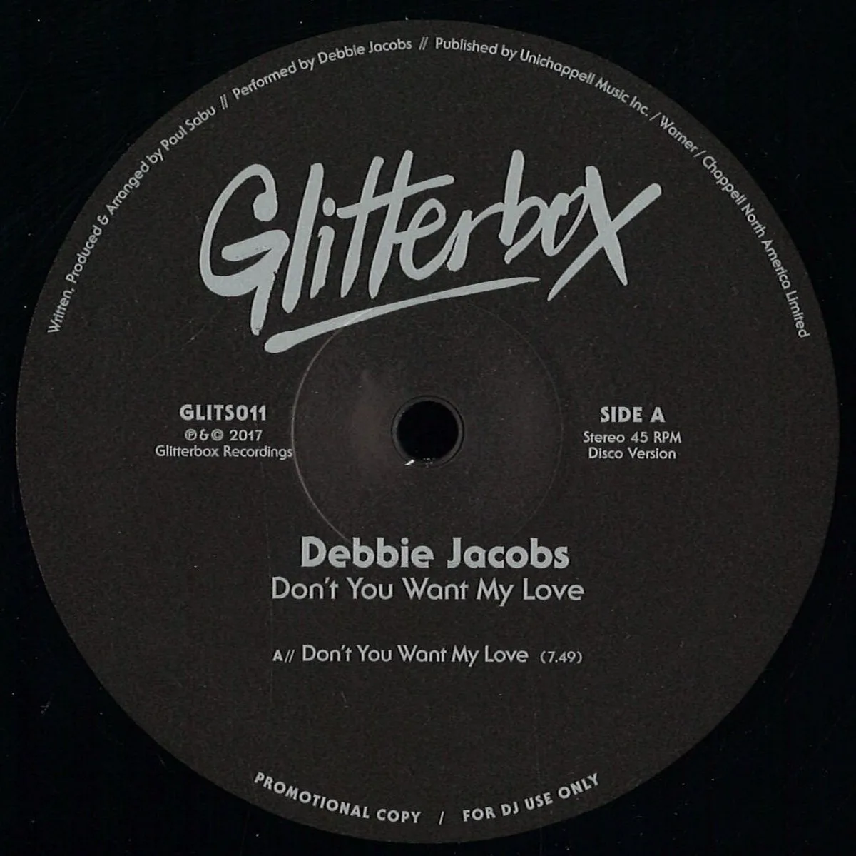 Debbie Jacobs — Don't You Want My Love