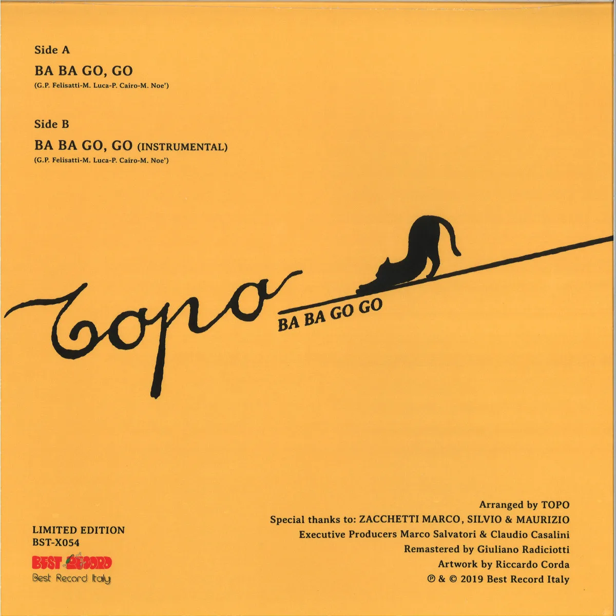 Back cover — TOPO — Ba Ba Go Go