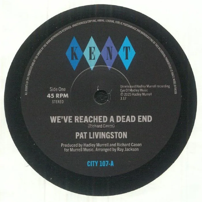 Лицевая сторона обложки — Pat LIVINGSTON — We've Reached A Dead End