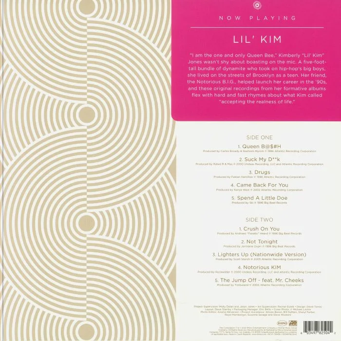 Back cover — LIL KIM — Now Playing