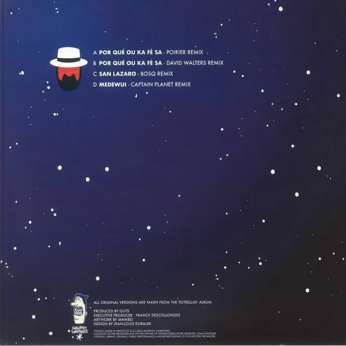 Обратная сторона обложки — GUTS — Estrellas remixes (B-STOCK)