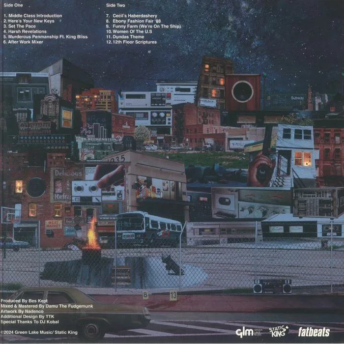Back cover — J SCIENIDE / BES KEPT — Living In Large Buildings
