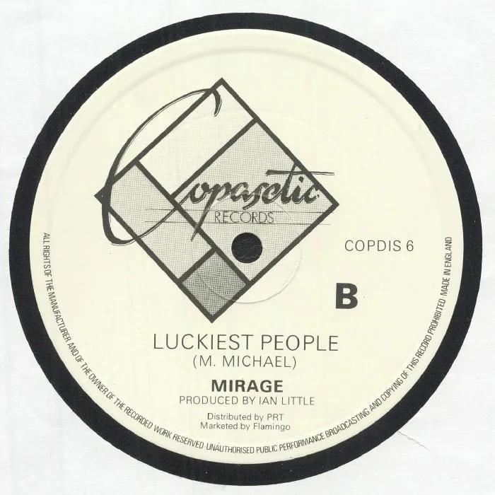 Back cover — MIRAGE — As From Now (warehouse find)