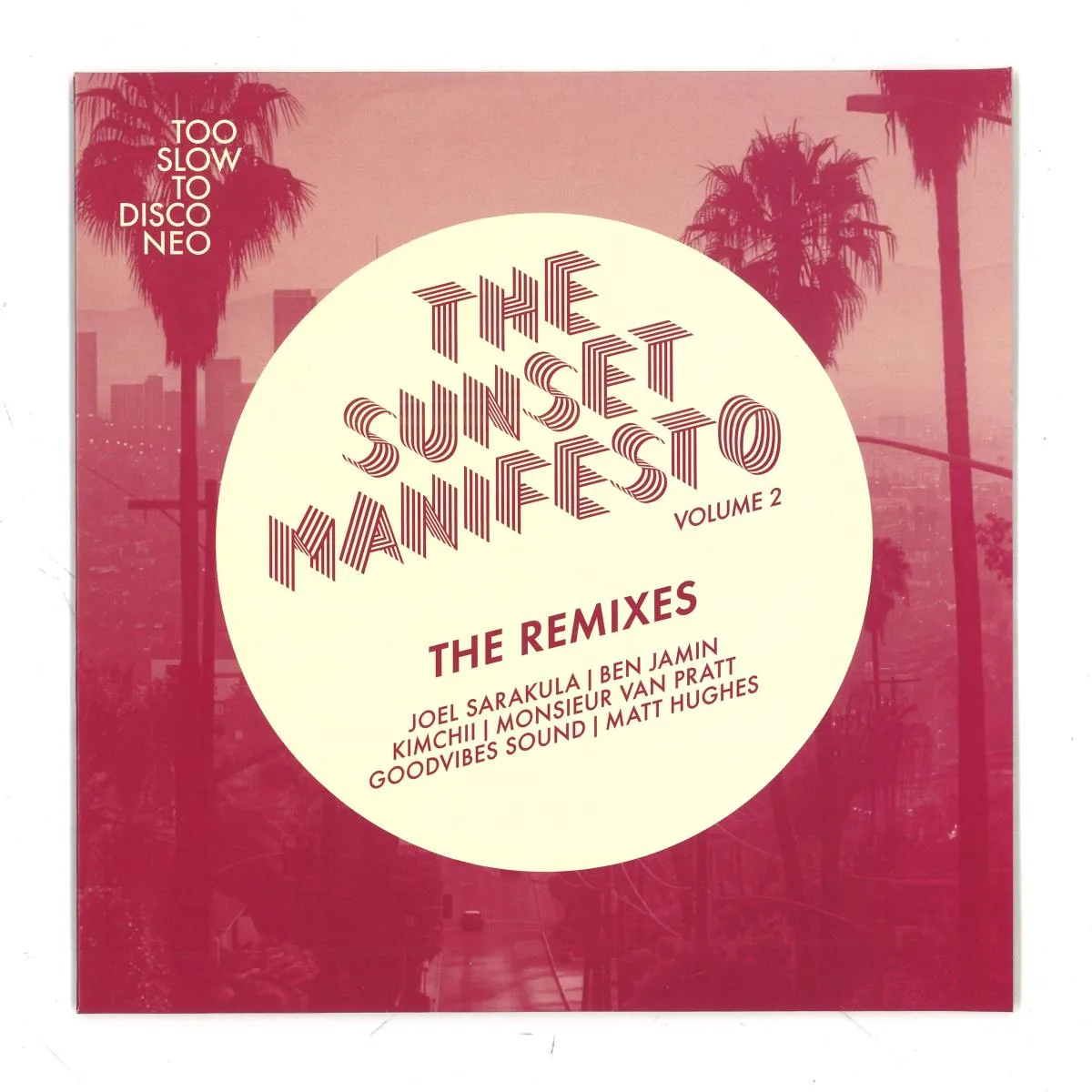 Обратная сторона обложки — THE SUNSET MANIFESTO — Volume 2 - The Remixes 7"
