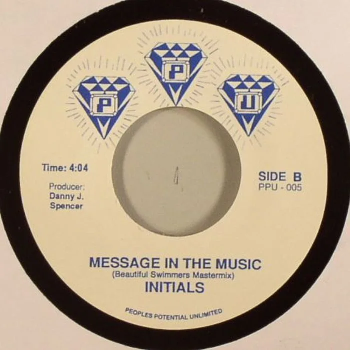 Обратная сторона обложки — INITIALS — Message In The Music