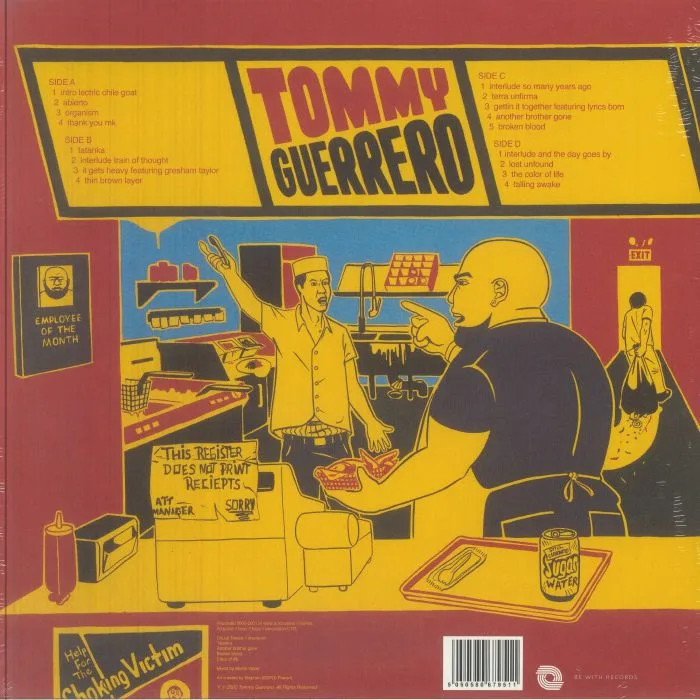 Обратная сторона обложки — Tommy GUERRERO — Soul Food Taqueria (reissue)