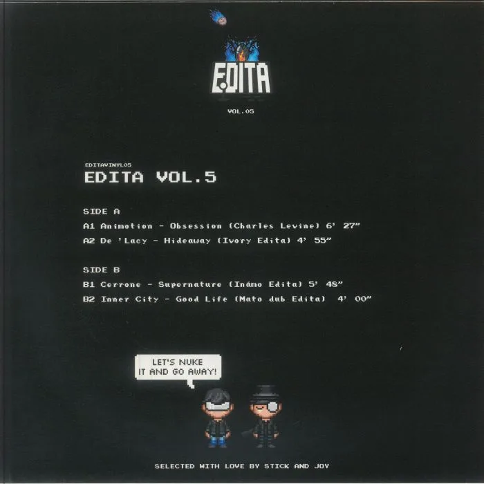 Обратная сторона обложки — Animotion, De'Lacy, Cerrone, Inner City — Edita Vol. 5