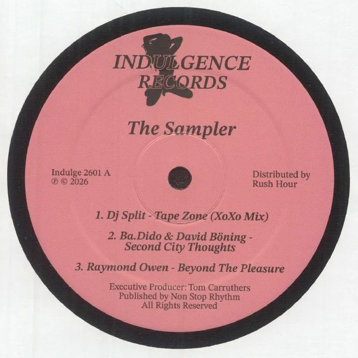 Лицевая сторона обложки — DJ SPLIT / BA DIDO / DAVID BONING / RAYMOND OWEN / TOBY SIMPSON / JIMM — The Sampler