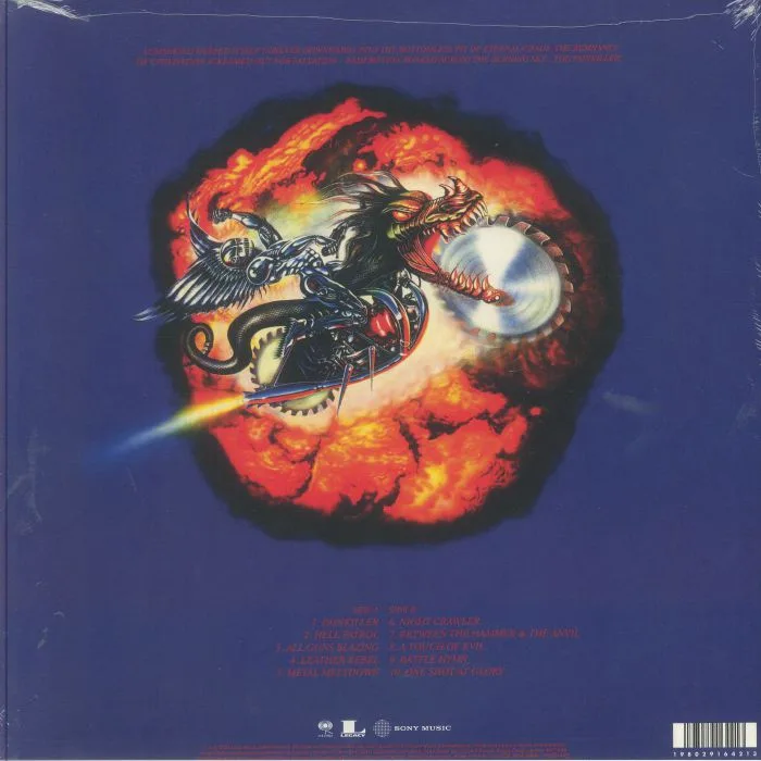 Back cover — JUDAS PRIEST — Painkiller (35th Anniversary Edition) (National Album Day 2025)