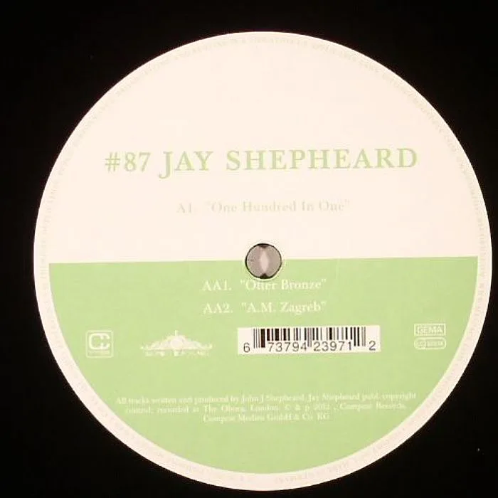 Лицевая сторона обложки — Jay SHEPHEARD — Compost Black Label #87