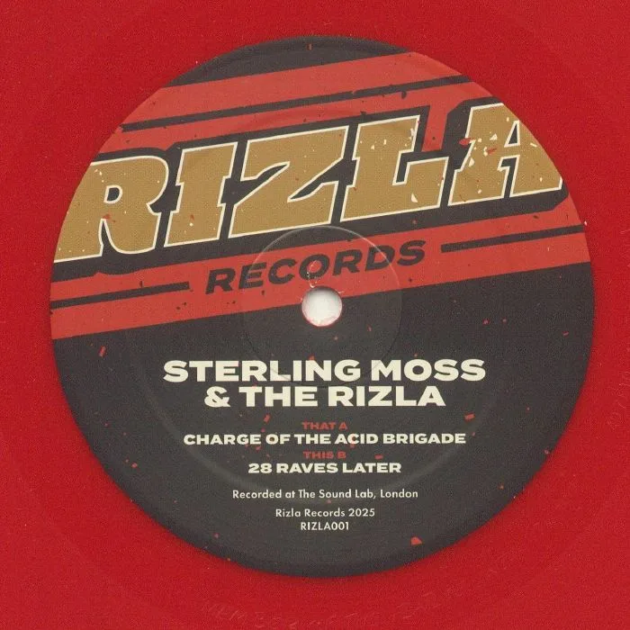 Обратная сторона обложки — STERLING MOSS / THE RIZLA — Rizla Records 001