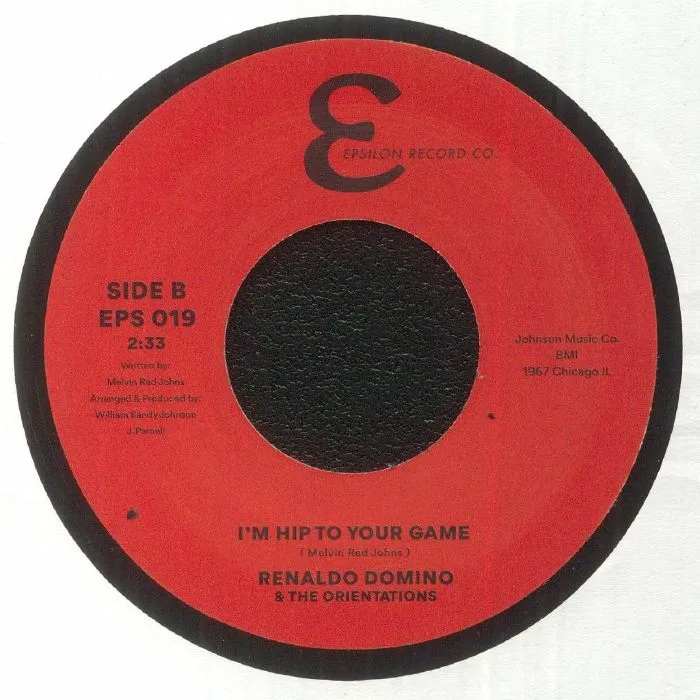 Back cover — RENALDO DOMINO & THE ORIENTATIONS — I Love My Girl