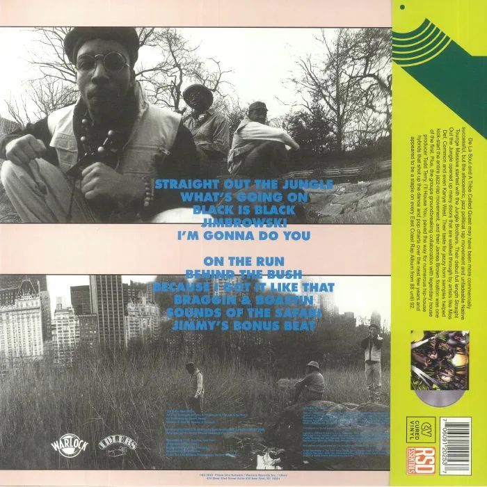Back cover — JUNGLE BROTHERS — Straight Out The Jungle (reissue)