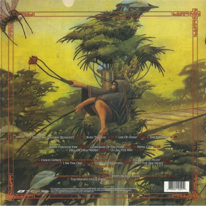 Back cover — VIRGIN STEELE — Guardians Of The Flame: The Anniversary Edition