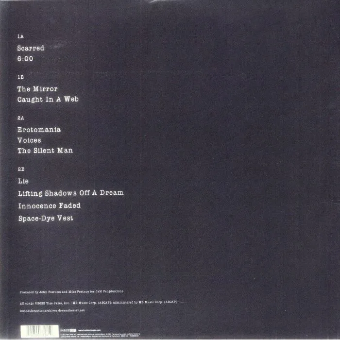 Back cover — DREAM THEATER — Awake Demos 1994