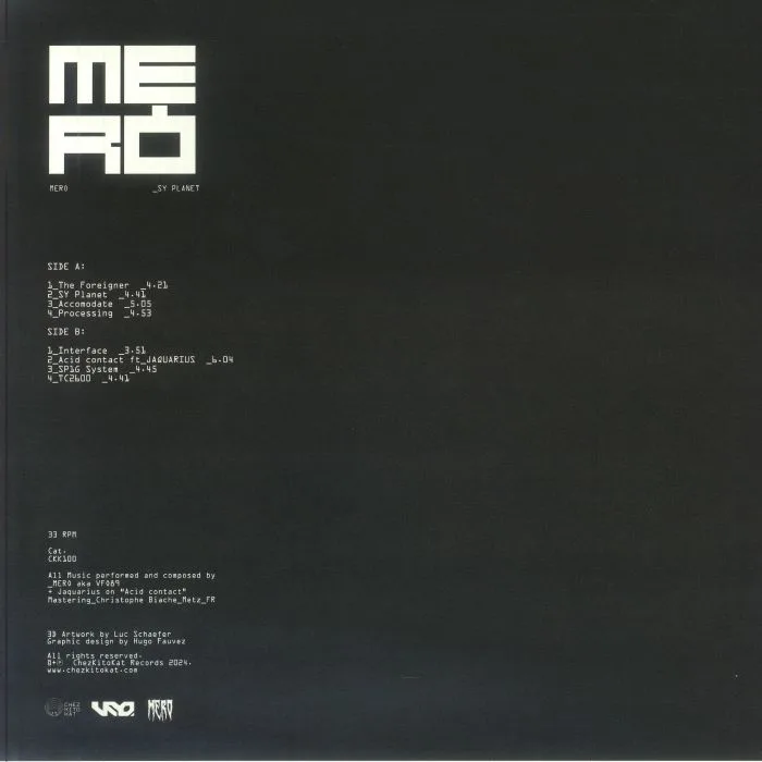 Back cover — MERO — Sy Planet