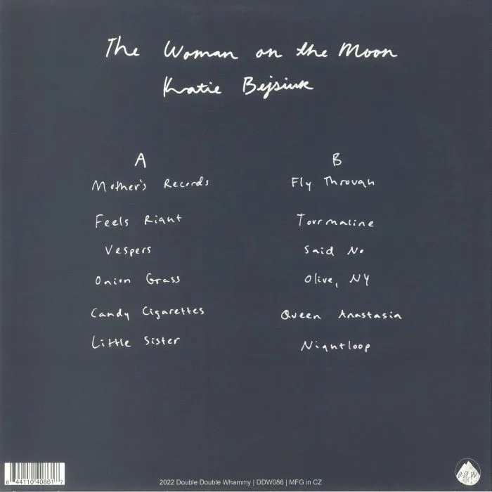 Back cover — Katie BEJSIUK — The Woman On The Moon