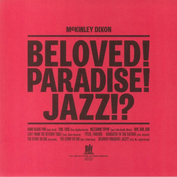 Back cover — McKinley DIXON — Beloved! Paradise! Jazz!?