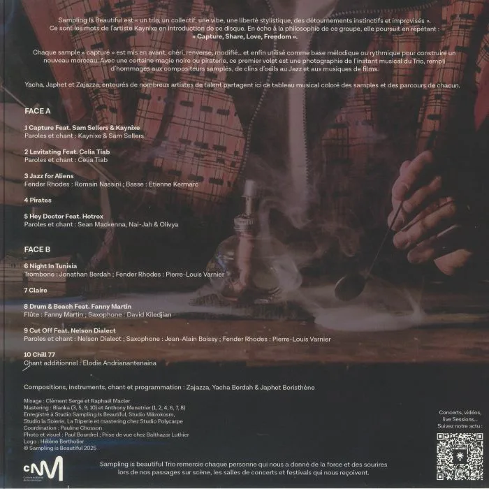 Back cover — SAMPLING IS BEAUTIFUL — Capture