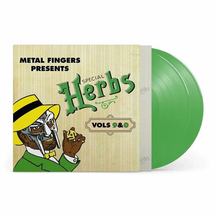 Лицевая сторона обложки — MF DOOM — Metal Fingers Presents: Special Herbs Vol 9 & 0