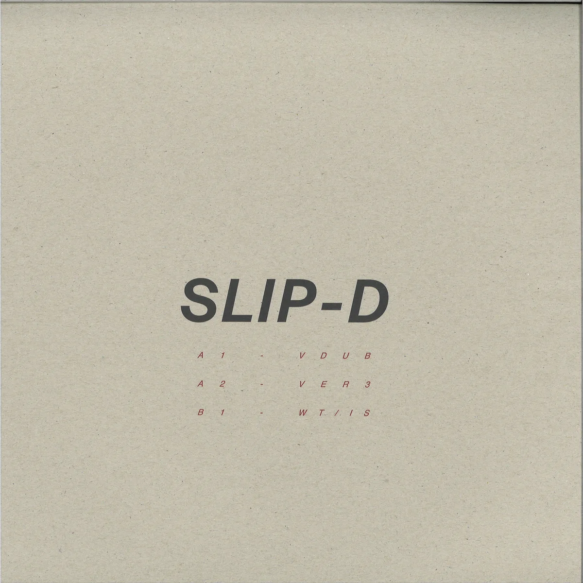 Back cover — Slip D — VERSIONS