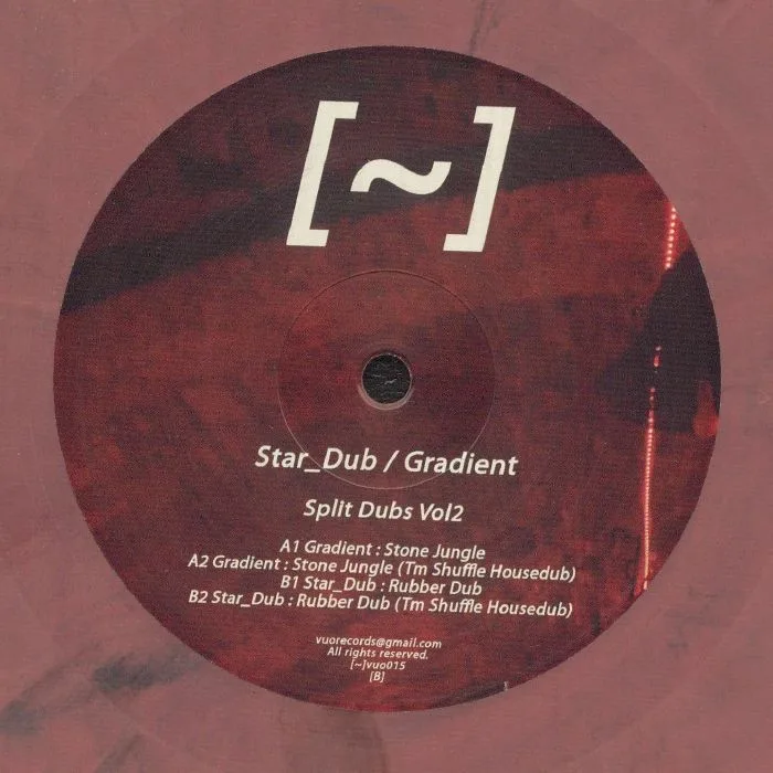 Back cover — STAR DUB / GRADIENT / TM SHUFFLE — Split Dubs Vol 2