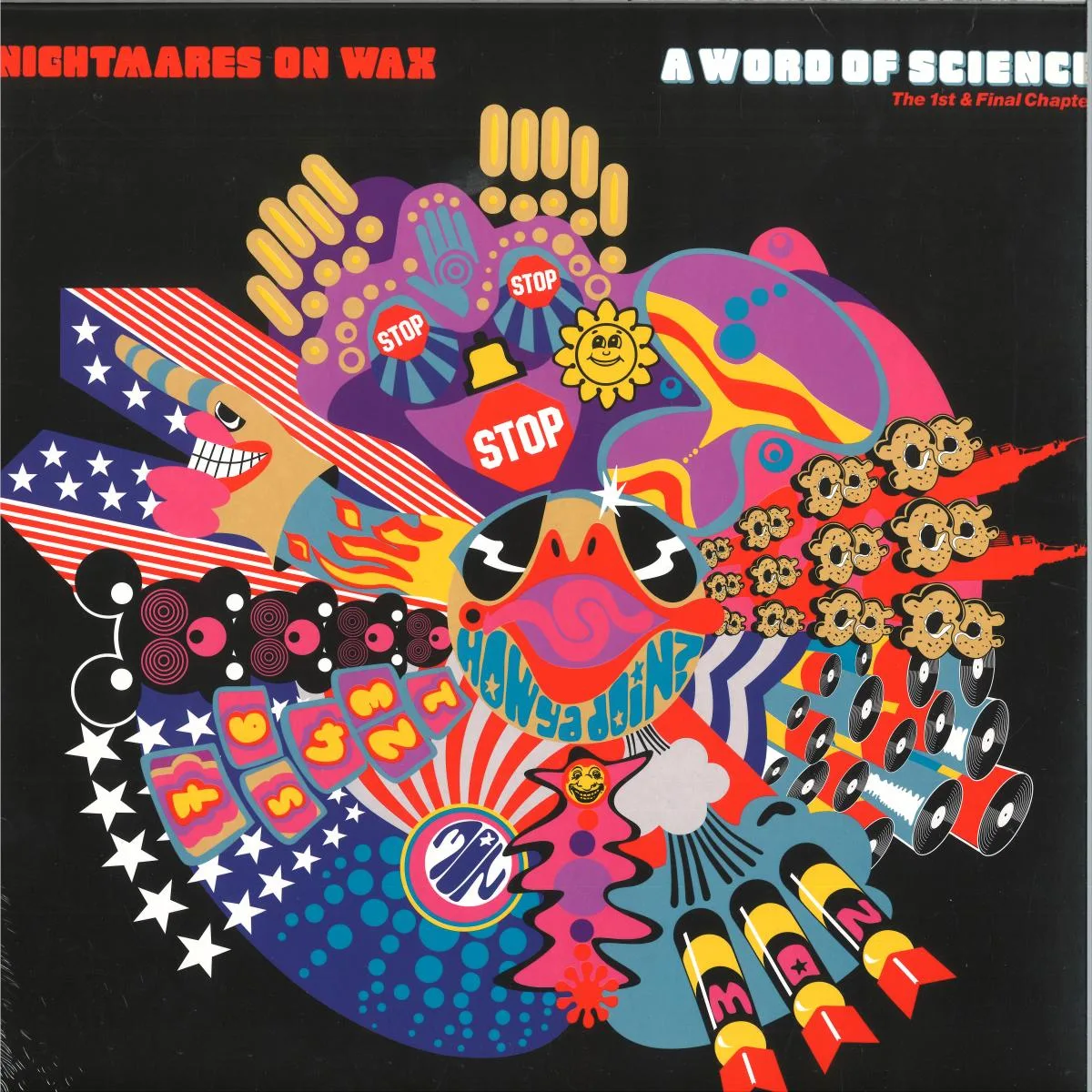 Front cover — Nightmares On Wax — A Word Of Science (2lp+mp3/gatefold)