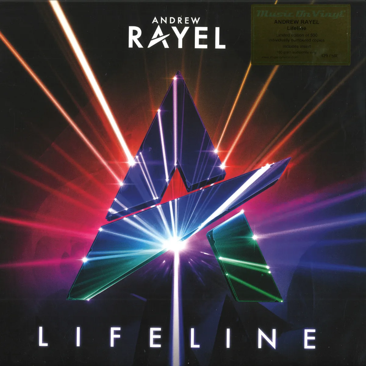 Лицевая сторона обложки — Andrew Rayel — Lifeline LP 2x12"