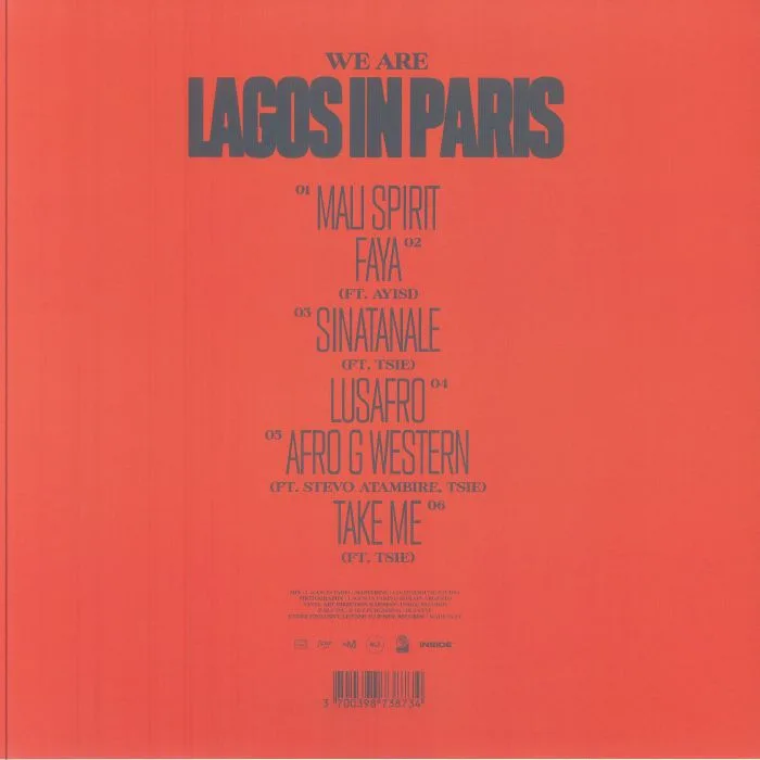 Обратная сторона обложки — LAGOS IN PARIS — We Are Lagos In Paris