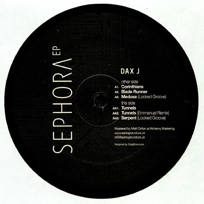 Обратная сторона обложки — DAX J — Sephora EP
