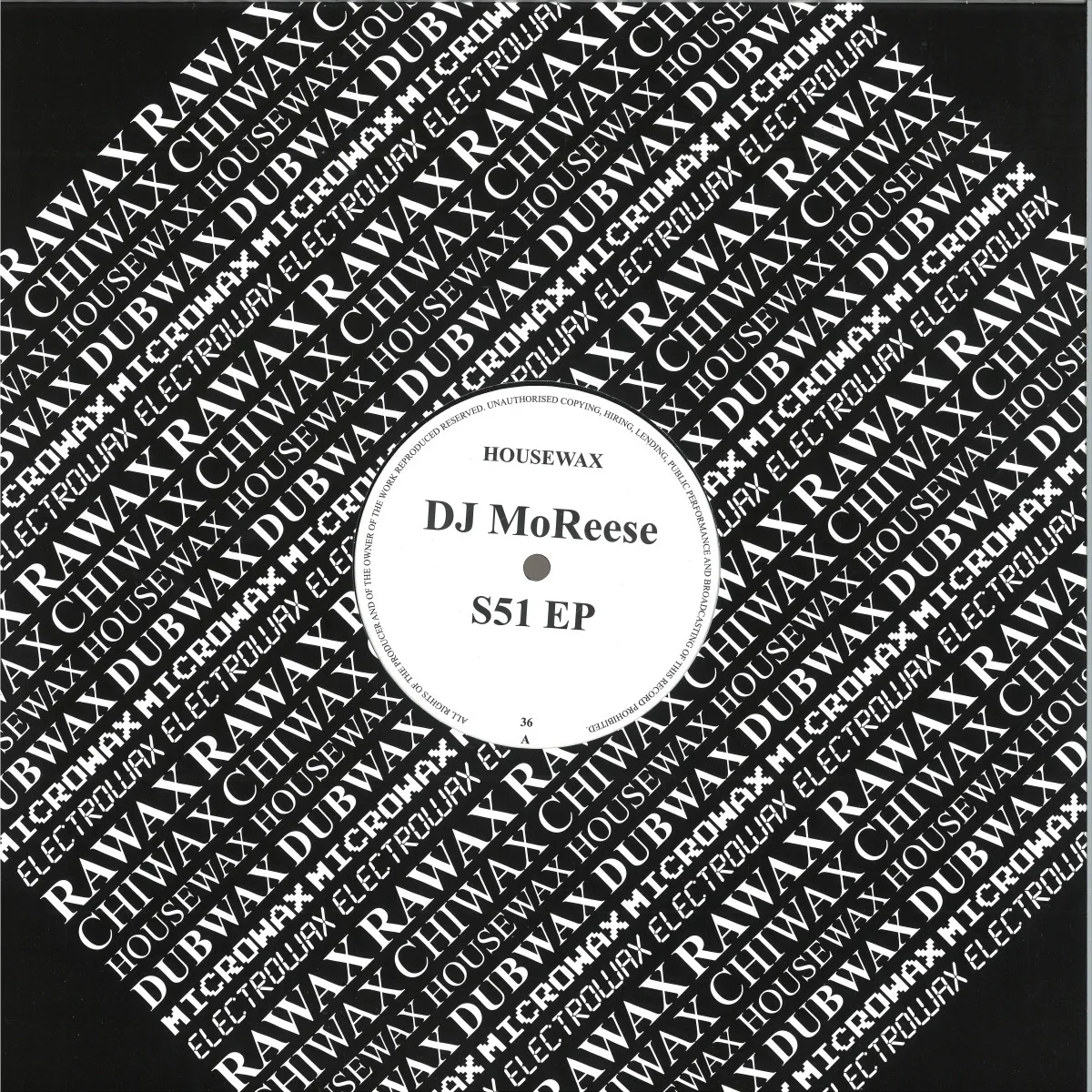 Лицевая сторона обложки — Dj Moreese — S51 EP