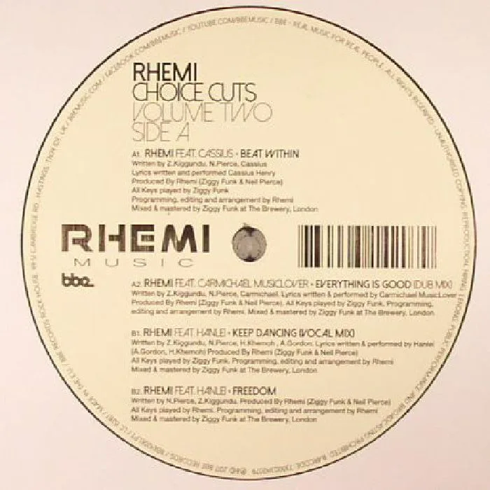 Front cover — RHEMI — Choice Cuts Volume Two