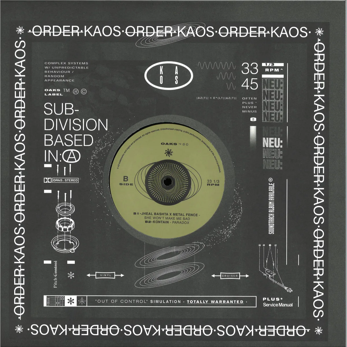 Back cover — Various — Neanderthal Disco