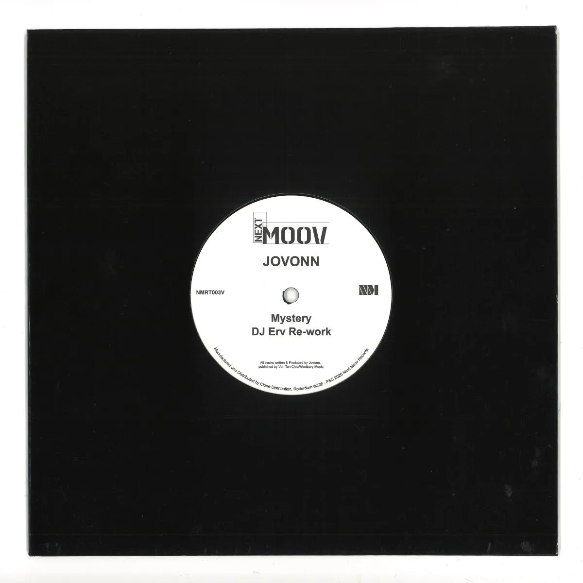 Обратная сторона обложки — Jovonn — Classic Vybes / Mystery (DJ Erv Reworks)