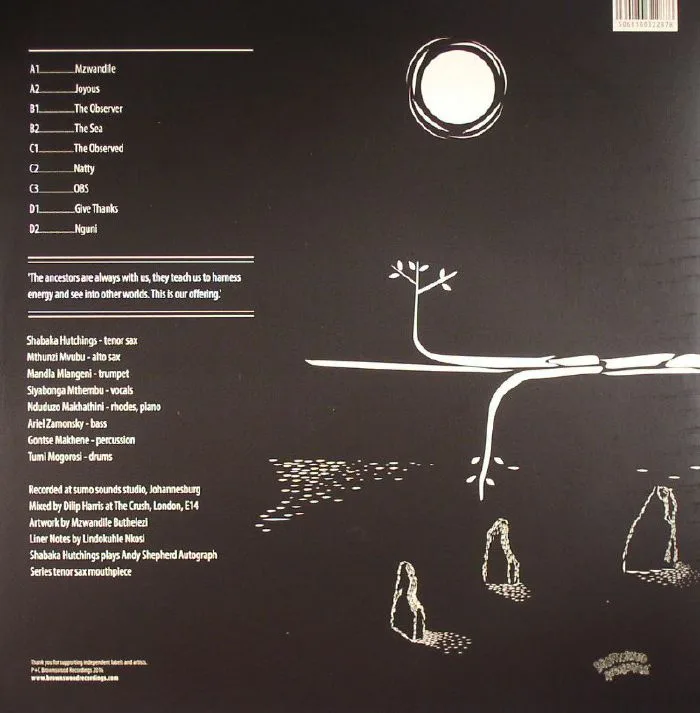 Back cover — SHABAKA & THE ANCESTORS — Wisdom Of Elders