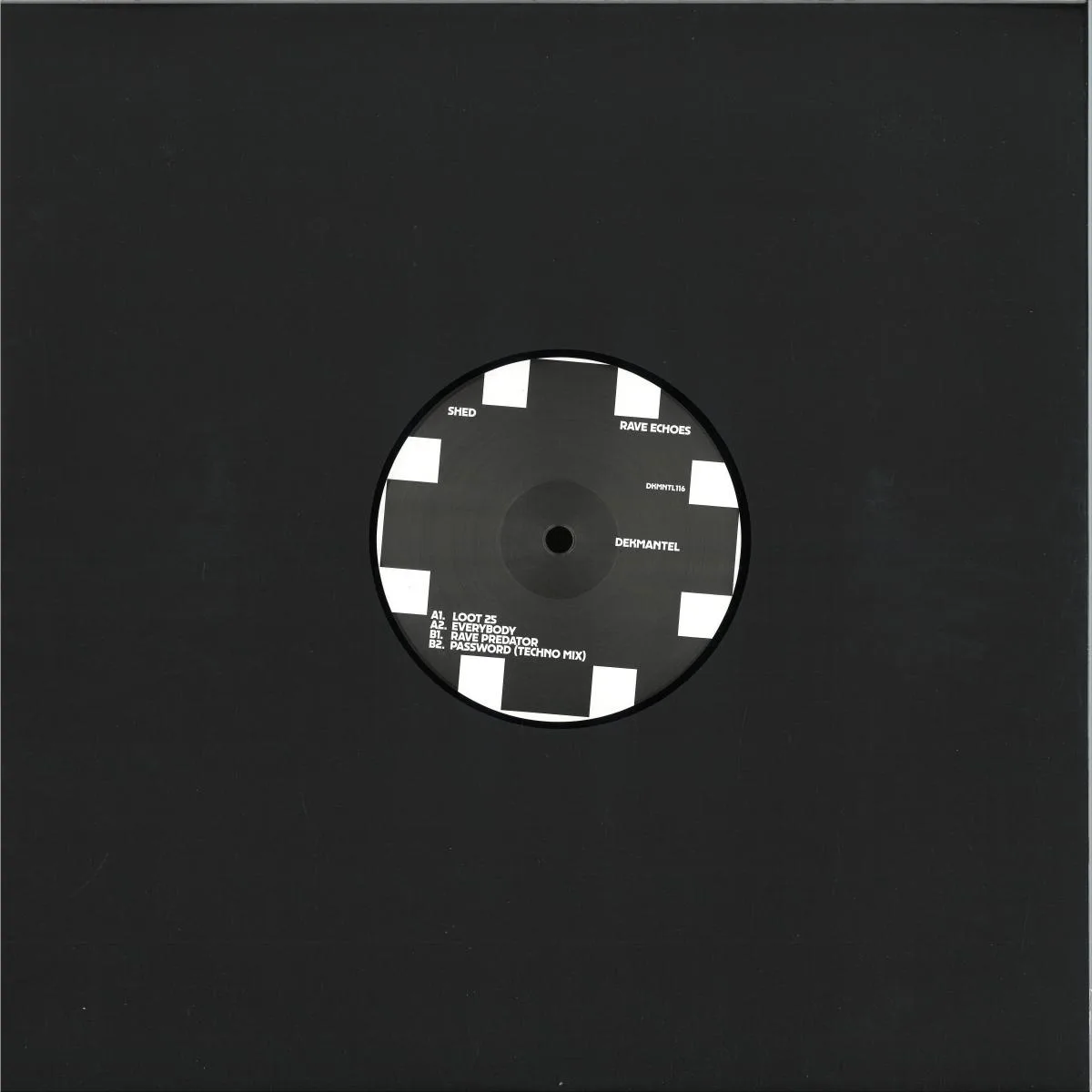 Back cover — SHED — RAVE ECHOES LP 2x12"