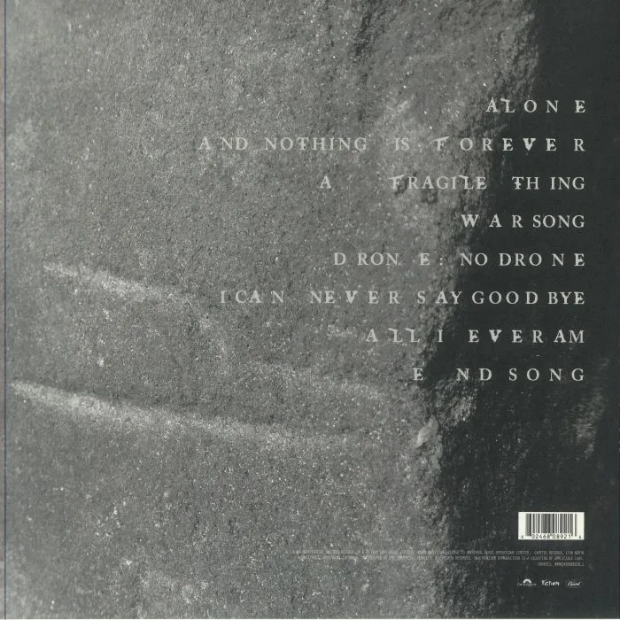 Обратная сторона обложки — The CURE — Songs Of A Lost World
