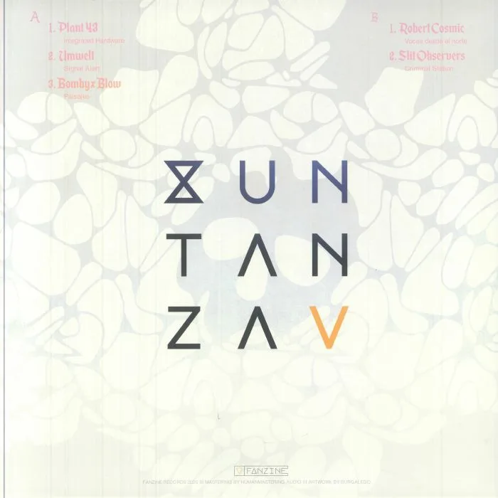 Обратная сторона обложки — PLANT43 / UMWELT / BOMBYX BLOW / ROBERT COSMIC / SLIT OBSERVERS — Xuntanza Vol V