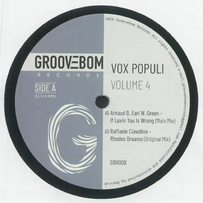 ARNAUD D / EARL W GREEN / RAFFAELE CIAVOLINO / ROBIIN / DANNY BUDDAH MORALES — Vox Populi Volume 4 (B-STOCK)