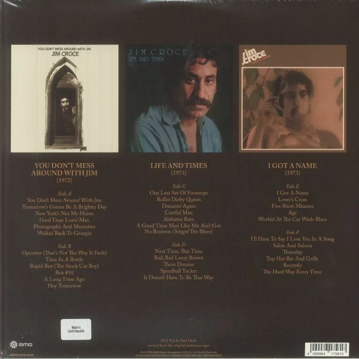 Обратная сторона обложки — Jim CROCE — The Definitive Croce