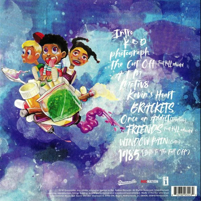 Обратная сторона обложки — J COLE — Kod