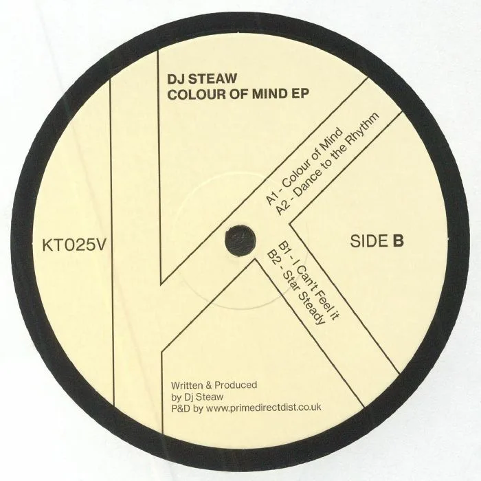 Back cover — DJ STEAW — Colour Of Mind EP
