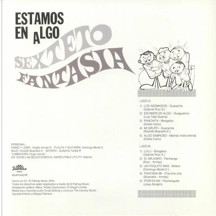 Back cover — SEXTETO FANTASIA — Estamos En Algo