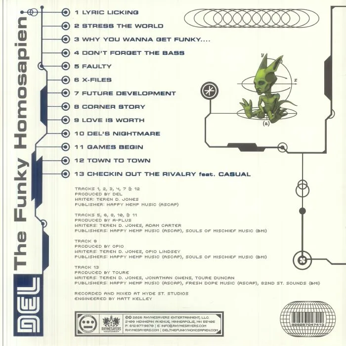 Back cover — DEL THE FUNKY HOMOSAPIEN — Future Development