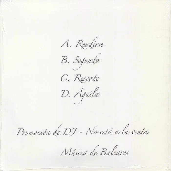 Back cover — Pete BLAKER — Musica De Baleares