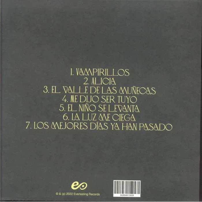 Back cover — Juan AZUL — Los Mejores Dias Ya Han Pasado