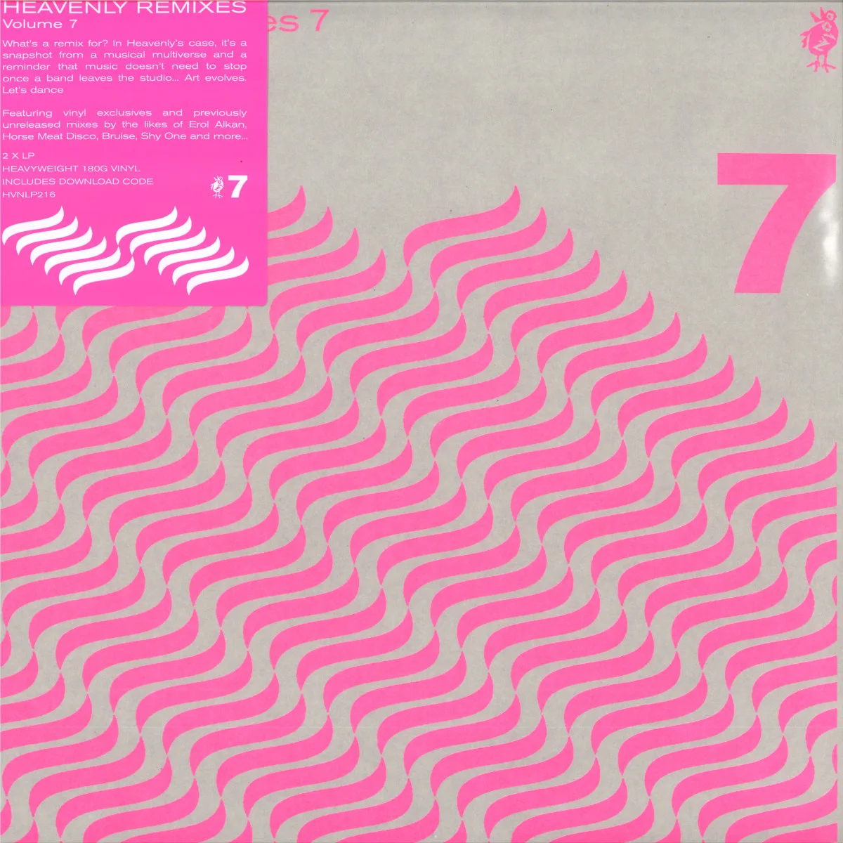 Лицевая сторона обложки — Various — Heavenly Remixes 7 (2x12")